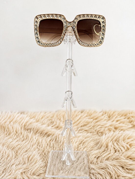 MOoca Accessories - NEW Mooca Clear 5-Tier Acrylic Stand For Glasses Sunglasses Home Sz 14"